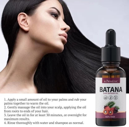 Kormesic 100% Raw Batana Oil 30ml + Deep Repair Hair Mask 120g - Complete Treatment Duo