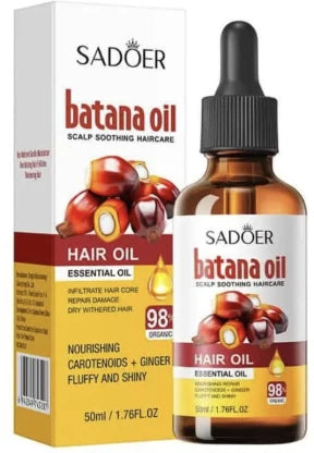Sadoer Batana Hair Growth Oil - 100% Natural Root-to-Tip Nourishment (50ml)