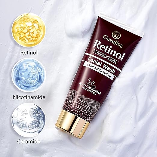 Guanjing Retinol Nicotamide Ceramide Anti-Aging Facial Wash 100g