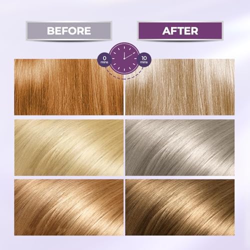Karseell Purple Hair Mask - Neutralizes Brass & Yellow Tones for Blonde, Silver & Gray Hair (500ml)