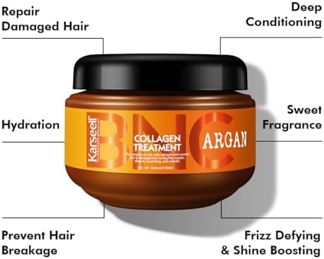 Karseell BNC Collagen Hair Mask - Deep Repair Treatment with Argan Oil (550ml)