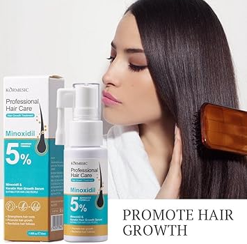 KORMESIC Professional Hair Growth Serum - 5% Minoxidil with Keratin (30ml)