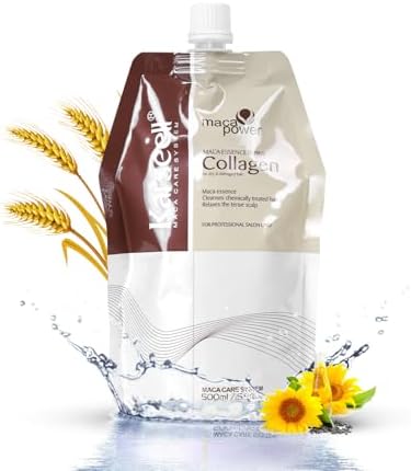 Karseell Maca Collagen Hair Mask 500ml Refill - Deep Repair Treatment for Dry Damaged Hair