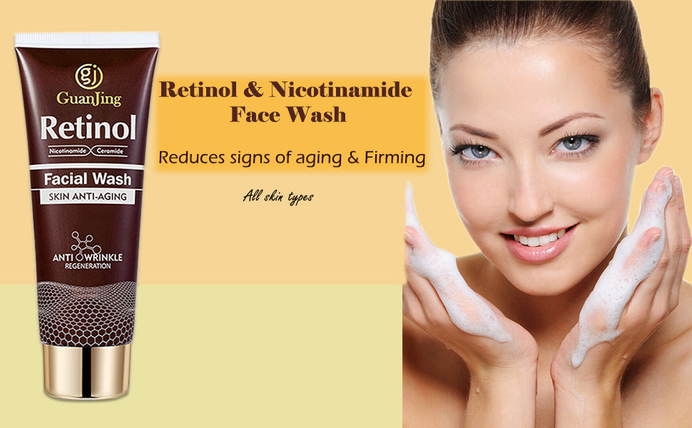 Guanjing Retinol Nicotamide Ceramide Anti-Aging Facial Wash 100g