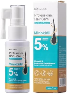 KORMESIC Professional Hair Growth Serum - 5% Minoxidil with Keratin (30ml)